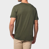 Jeep Mens Core Logo Star T-Shirt Olive