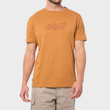 Jeep Mens Core Car Logo T-Shirt In Brown
