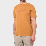 Jeep Mens Core Car Logo T-Shirt In Brown