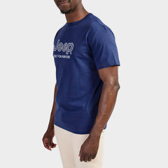Jeep Mens Applique Navy T-Shirt