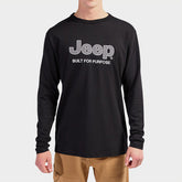 Jeep Mens Fashion Graphic Basic T-Shirt Black