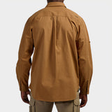 Jeep Mens Willys Work Shirt Brown