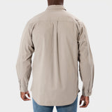 Jeep Mens Long Sleeve Willys Workshirt In Khaki