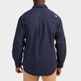 Jeep Mens Willys Work Shirt Blue