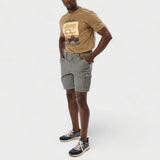 Jeep Mens Willys 21cm Mountain Shorts In Olive