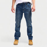 Jeep Mens Straight Leg Denim Blue