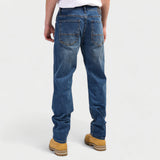 Jeep Mens Straight Leg Denim Blue