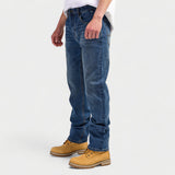 Jeep Mens Straight Leg Denim Blue