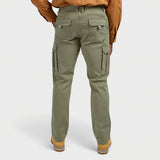 Jeep Mens Bolt Fixed Twill Cargo Pants Olive