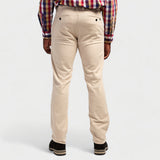 Jeep Mens Classic Canvas Chino Pants Khaki