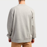 Jeep Mens Fleece Crew Neck Grey
