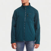Jeep Mens Funnel Neck Soft Shell Jacket Green
