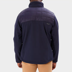 Jeep Mens Quilted Soft Shell Jacket Navy
