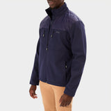 Jeep Mens Quilted Soft Shell Jacket Navy