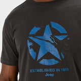Jeep Mens Icon Core T-Shirt In Charcoal Grey