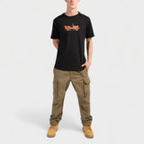 Jeep Mens Fashion Basic Graphic T-Shirt In Black