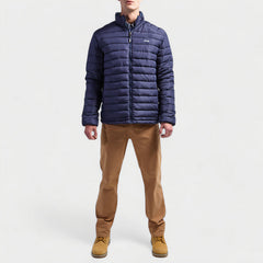 Jeep Mens Reversible Puffer Jacket Navy