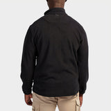 Jeep Mens Microfibre Fleece Base Sweater Black