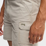 Jeep Mens 14Cm Mountain Shorts In Khaki