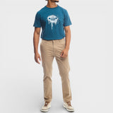 Jeep Mens Classic Chino Pants In Khaki