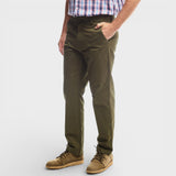 Jeep Mens Classic Chino Pants In Olive