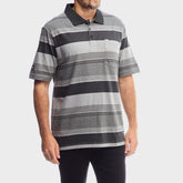 Jeep Yarndye Stripe Golfer In Multi