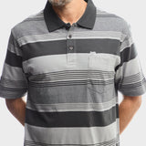 Jeep Yarndye Stripe Golfer In Multi