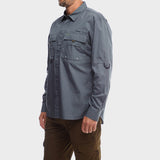 Jeep Mens Long Sleeves Tackle Shirt Grey
