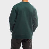 Jeep Mens Core Applique Fleece Crewneck Sweatshirt In Green