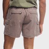 Jeep Mens Willys 14cm Hurricane Cargo Shorts In Brown