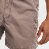 Jeep Mens Willys 14cm Hurricane Cargo Shorts In Brown