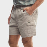 Jeep Mens Willys 14cm Hurricane Cargo Shorts In Khaki