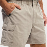 Jeep Mens Willys 14cm Hurricane Cargo Shorts In Khaki