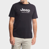Jeep Mens core Logo T-Shirt In Black