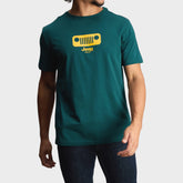 Jeep Icon Logo Grill T-Shirt In Green