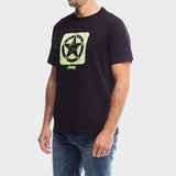 Jeep Mens Core Logo Star T-Shirt In Black