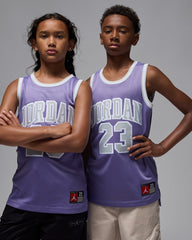 Jordan Unisex Sports Jersey 23 Tank Top In Dusty Amethyst