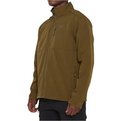 Jeep Mens Funnel Neck Soft Shell Jacket Brown