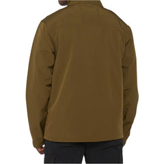 Jeep Mens Funnel Neck Soft Shell Jacket Brown