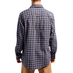 Jeep Mens Yarn Dye Check Shirt In Graphite
