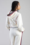 Sissy boy Womens Off Your Game Track Top In Cream