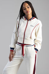 Sissy boy Womens Off Your Game Track Top In Cream