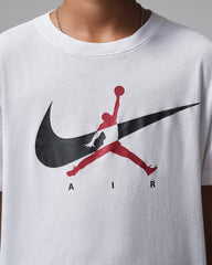 Jordan Boys Jumpman Swoosh Intersection T-shirt In White