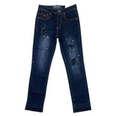 Soviet Boys Idol Fashion Skinny Jeans In Blue Black