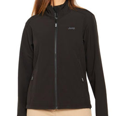 Jeep Ladies Fashion Softshell Black Jacket