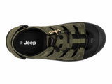 Jeep Mens Overland Sandals In Olive