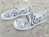Jello's Ladies L2 Shoes In Black & White