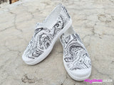Jello's Ladies L2 Shoes In Black & White