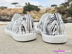 Jello's Ladies L2 Shoes In Black & White