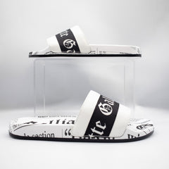 John Galliano 18517 Mens Sandal White